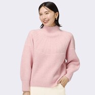 【N+商品】求心柄ニットプルオーバー　(72129)