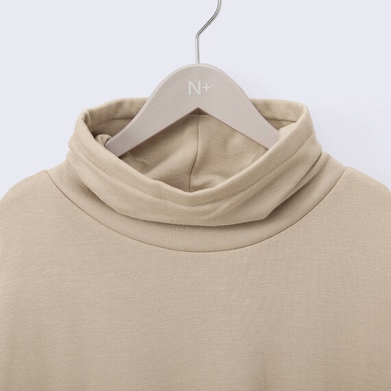 Nウォームぬくぬくリラックスワンピース (Z2104) 5枚目画像