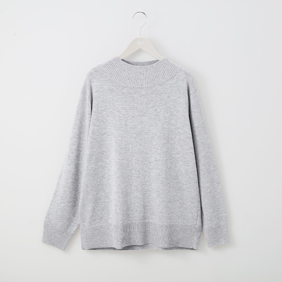 ラメ混ハイネックニットプルオーバー (72131) 1枚目画像