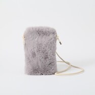 【N+商品】フェイクファー縦型ミニショルダーバッグ　(92152)