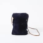 フェイクファー縦型ミニショルダーバッグ (92152) 1枚目画像