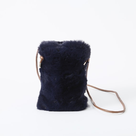 フェイクファー縦型ミニショルダーバッグ (92152) 1枚目画像