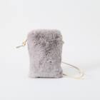 フェイクファー縦型ミニショルダーバッグ　(92152) 2枚目画像