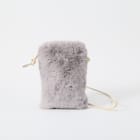 フェイクファー縦型ミニショルダーバッグ (92152) 2枚目画像