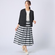 透かし編みニットカーディガン　(83104)