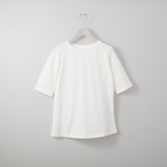 ベーシックボートネック5分袖Tシャツ (63102)