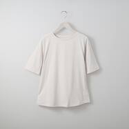 ベーシックボートネック５分袖Ｔシャツ　(63102)