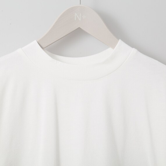 ベーシックモックネック5分袖Tシャツ (63103) 4枚目画像