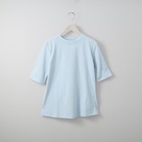 ベーシックモックネック５分袖Ｔシャツ　Ｌサイズ　(63103)