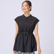 【N+商品】異素材切替えジレ　(13104)