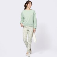 【N+商品】リーフプリントレギンスパンツ　(23103)