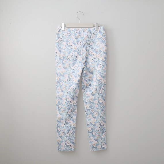 フラワープリントレギンスパンツ (23104) 2枚目画像