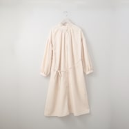 ギャザー使いビンテージサテンワンピース (43101)