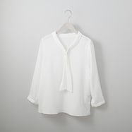 ボウタイプルオーバーブラウス (53103)