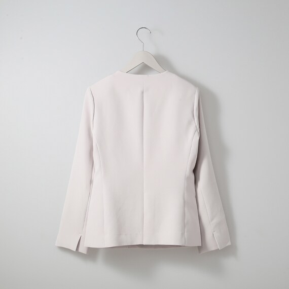 ライトダブルクロスノーカラージャケット　(13105) 2枚目画像