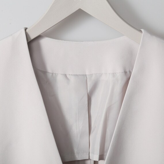 ライトダブルクロスノーカラージャケット　(13105) 5枚目画像