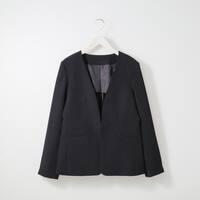 ライトダブルクロスノーカラージャケット　(13105)