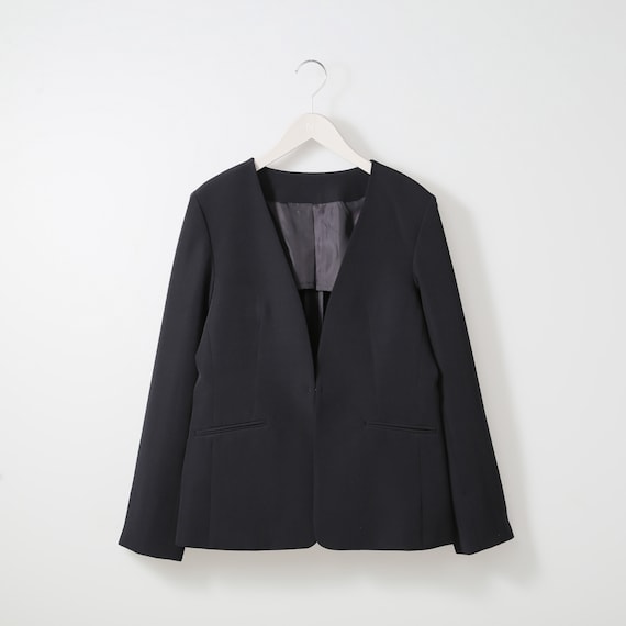 ライトダブルクロスノーカラージャケット (13105) 1枚目画像