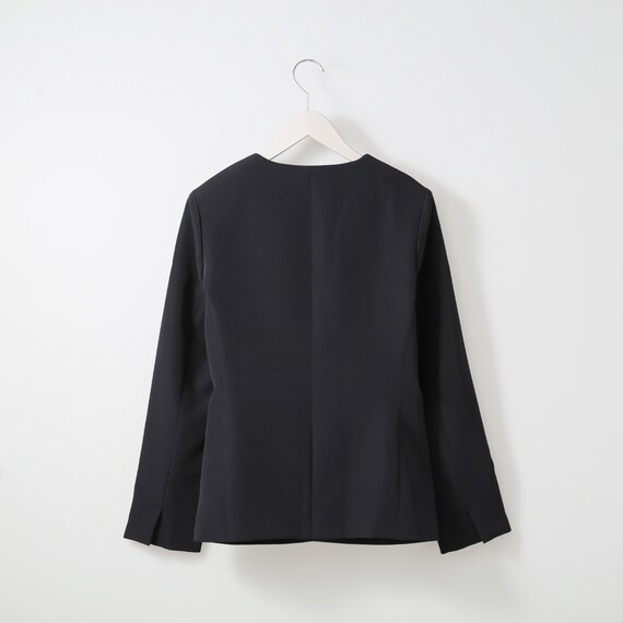 ライトダブルクロスノーカラージャケット　(13105) 2枚目画像