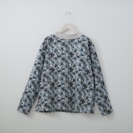 裏起毛花柄プルオーバー (62125)