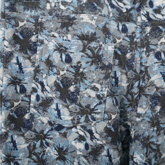 裏起毛花柄パンツ (22129) 4枚目画像