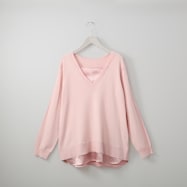 異素材レイヤードプルオーバー (73100)