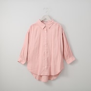 麻混フロントギャザーシャツ (53109)