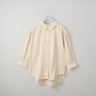 麻混フロントギャザーシャツ (53109) 1枚目画像