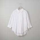 麻混フロントギャザーシャツ (53109) 1枚目画像