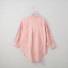 麻混フロントギャザーシャツ (53109) 2枚目画像