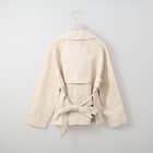 やわらかトレンチショートコート (03104) 2枚目画像