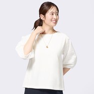 【N+商品】レースランタンスリーブプルオーバー　(63109)