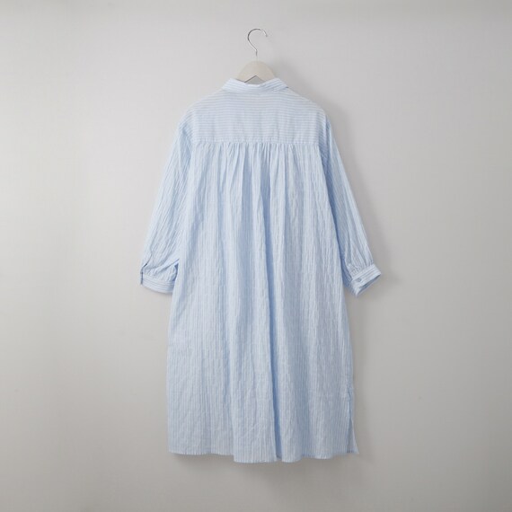 シアーストライプ羽織りブラウス　(53106) 2枚目画像