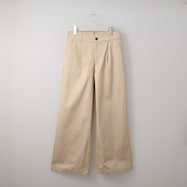 ストレッチサテンセミワイドパンツ (23110)