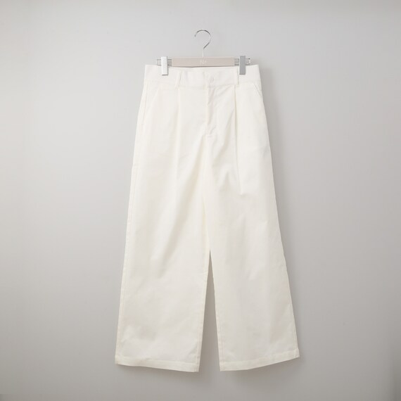 ストレッチサテンセミワイドパンツ　(23110) 1枚目画像