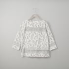 綿スラブMIXボーダー7分袖Tシャツ (63110) 1枚目画像