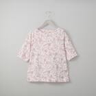綿スラブ更紗柄５分袖Ｔシャツ　(63111) 1枚目画像