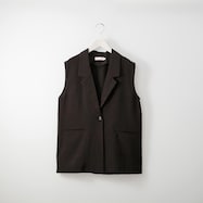 麻調テーラードジレ (13108)