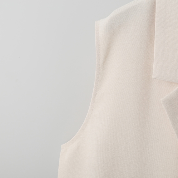 麻調テーラードジレ (13108) 5枚目画像