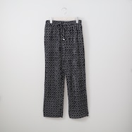 細プリーツゆるテーパードパンツ (23111)