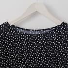 細プリーツフレンチスリーブブラウス (53111) 3枚目画像