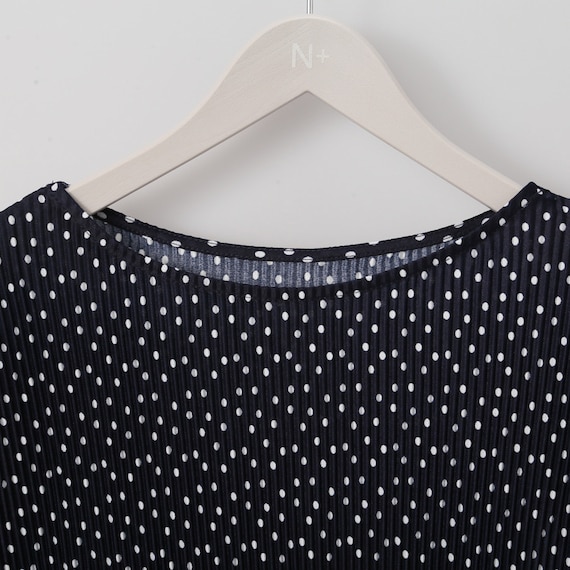 細プリーツフレンチスリーブブラウス (53111) 3枚目画像