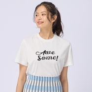 グリッタービーズ刺繍Tシャツ (63115)