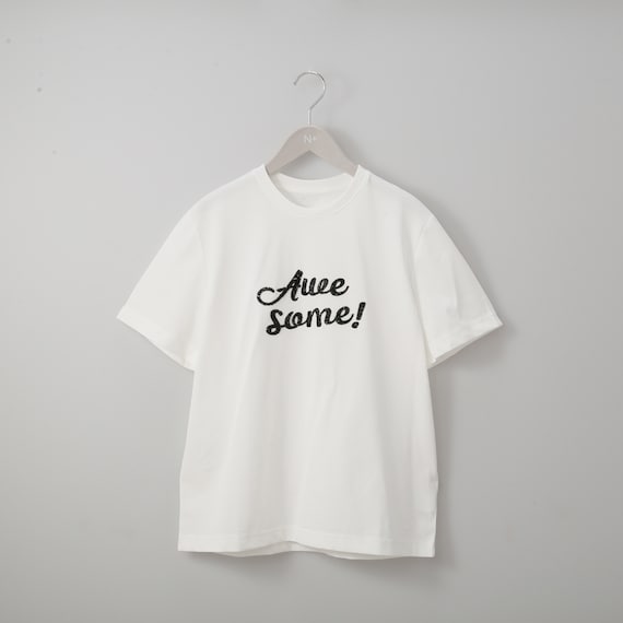 グリッタービーズ刺繍Tシャツ (63115) 1枚目画像