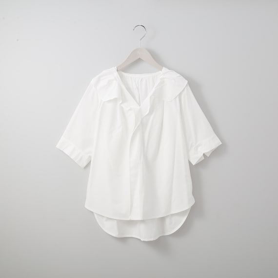 バンブー接触冷感フリルブラウス (53112) 1枚目画像