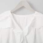 バンブー接触冷感フリルブラウス (53112) 4枚目画像