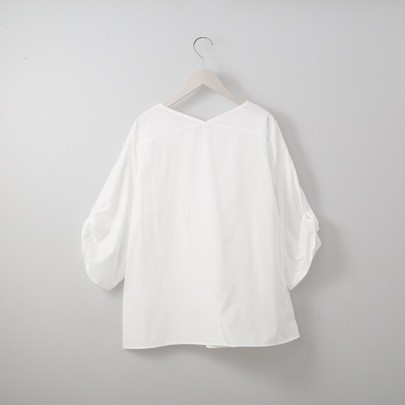 バンブー接触冷感袖ねじりブラウス (53113) 6枚目画像