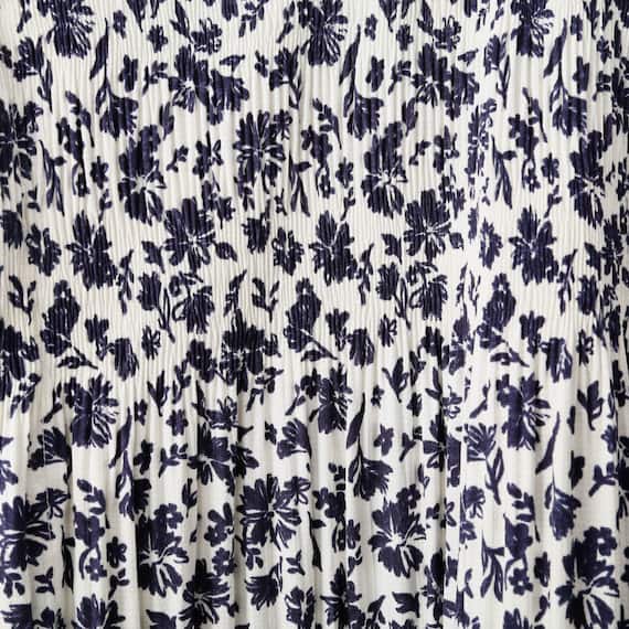 単色花柄ワンピース (43107) 3枚目画像