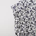 単色花柄ワンピース (43107) 5枚目画像