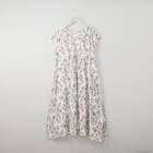 接触冷感プリントレーヨンワンピースレギュラー丈　(43108) 1枚目画像